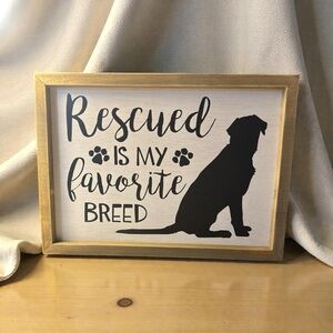 Source Unknown Gold and Black Dog Silhouette Sign